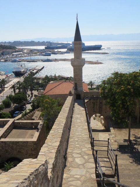 View from ancient fort at Ã‡eÅŸme