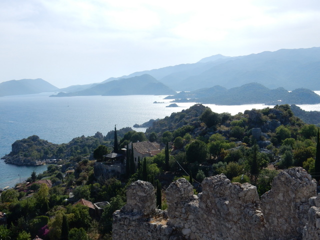 View from the castle at KalekÃ¶y, Kekova