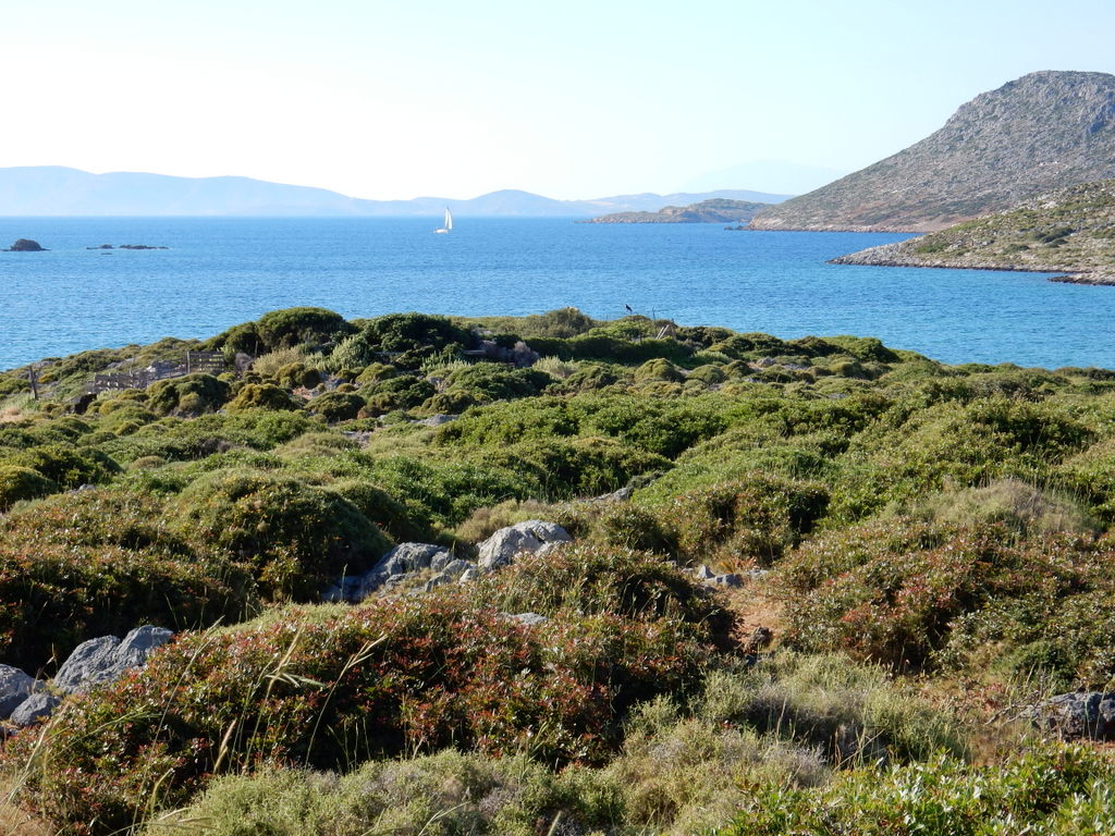 View from Blefouti (Leros Island) towards Lipsi Island