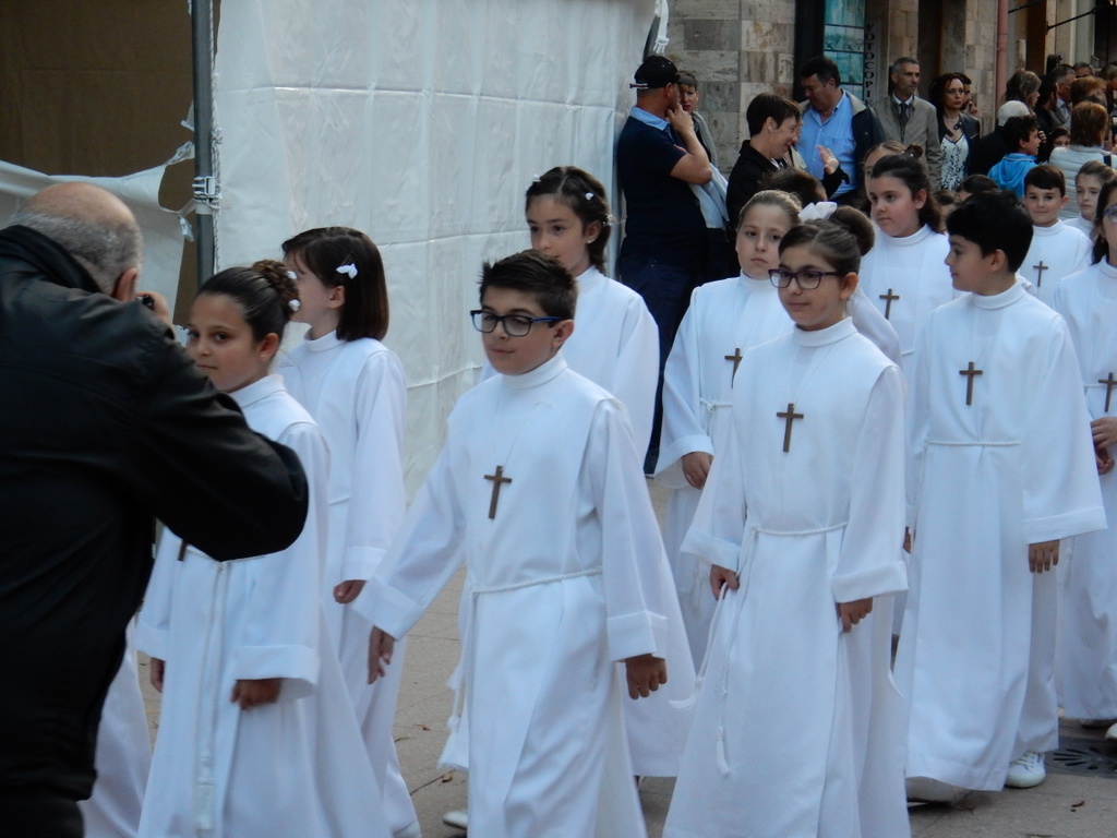 First Communion procession, Carloforte