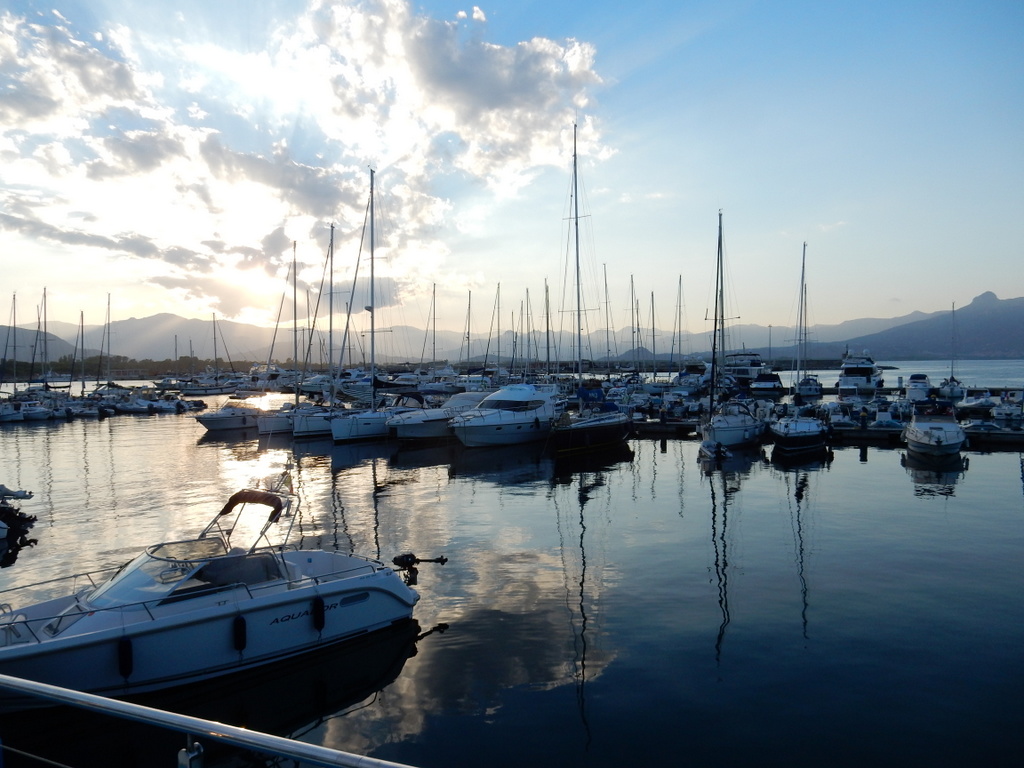 View from Arbatax Marina