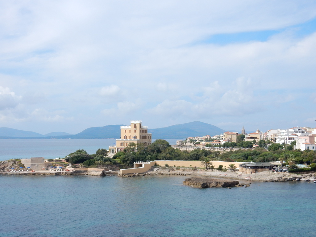 View of Villa Las Tronas and Alghero