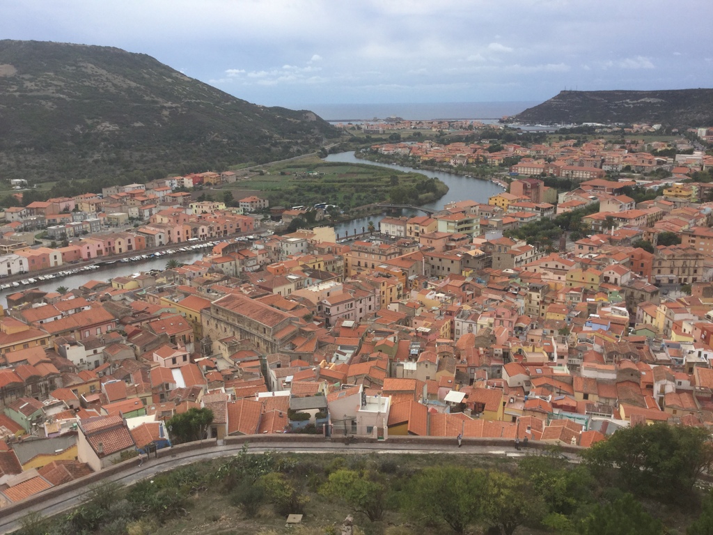 Bosa from Malaspina Castle